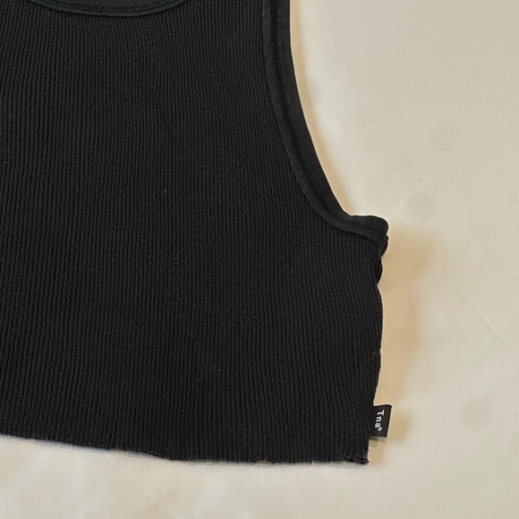 TNA Black Ribbed Tank - Picture 2 of 4
